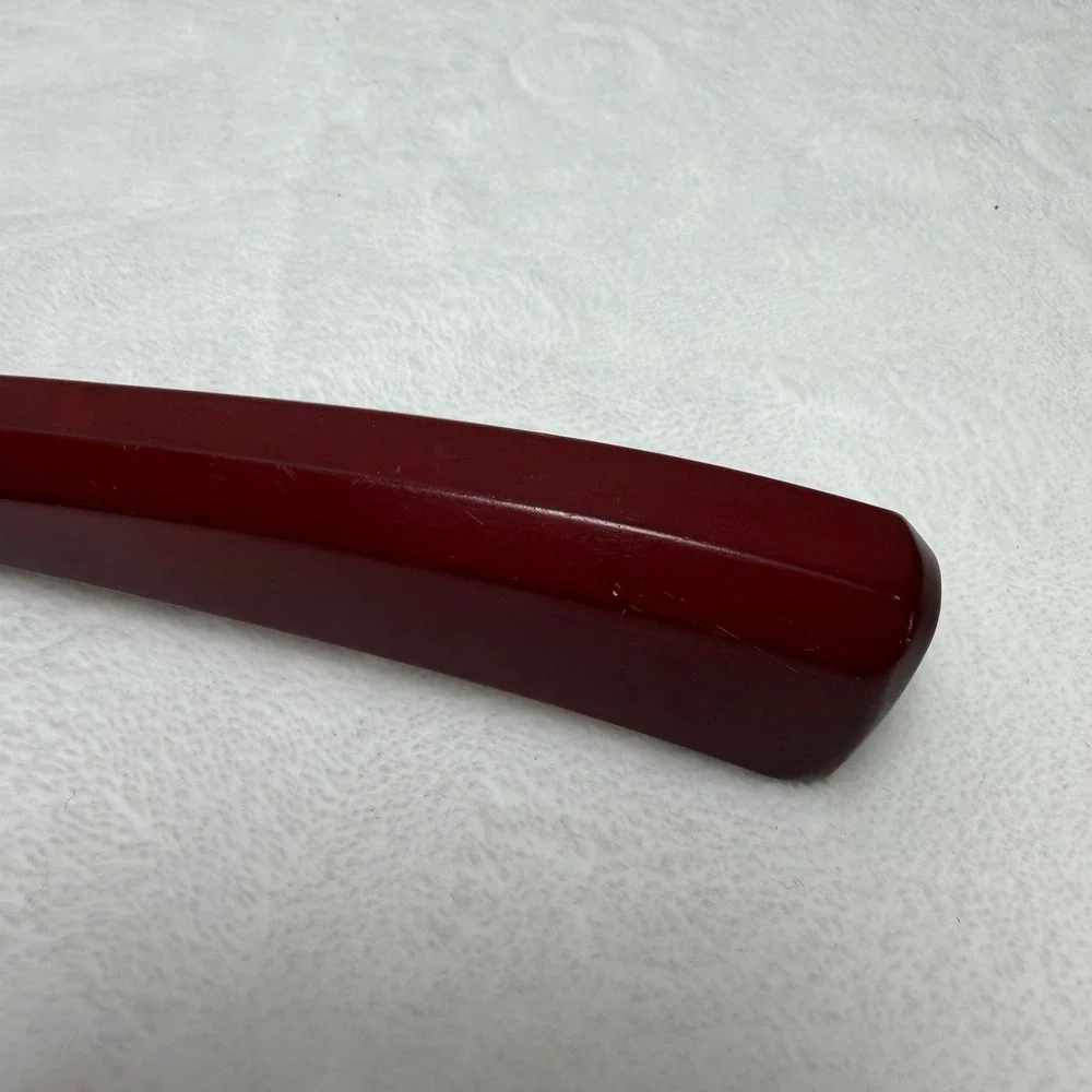 VTG 1950's Corona Bakelite‎ Maroon Handle Slotted Spatula Flipper Farmhouse